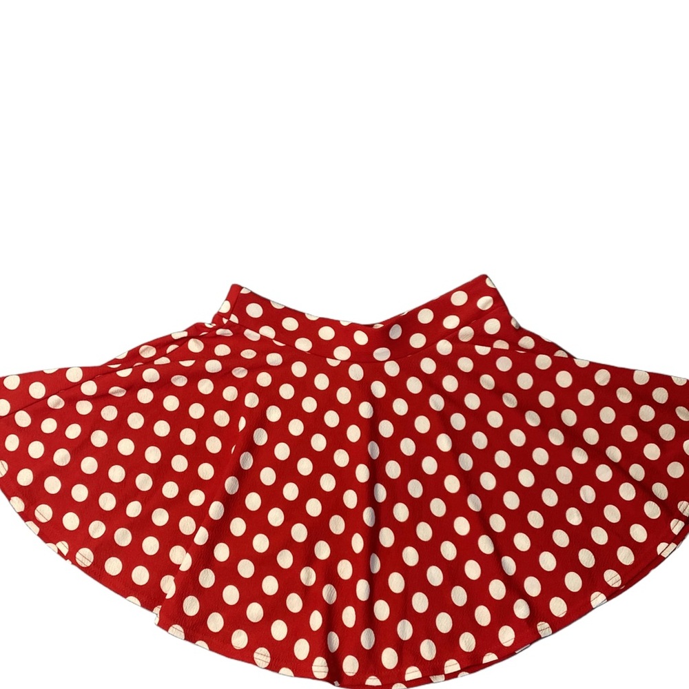 Women's Urban Coco Skirt XL Red White Polka Dot
